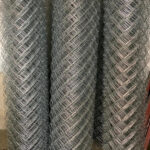 Galvanizli Çit Teli - Helezonlu Bahçe Çiti İçin 7x7 cm Gözlü 2,5 mm Tel Örgü 120x2000 cm